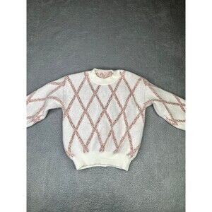 Argyle ice cream sweater SHEIN